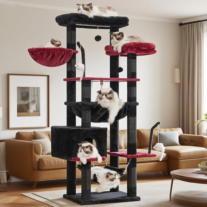 Gitelsnour Gothic Cat Tree, Cat Tower by Gitelnour