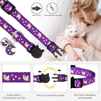 Baeuppit 2Pcs Breakaway Cats Collars Cat Collars - Image 2