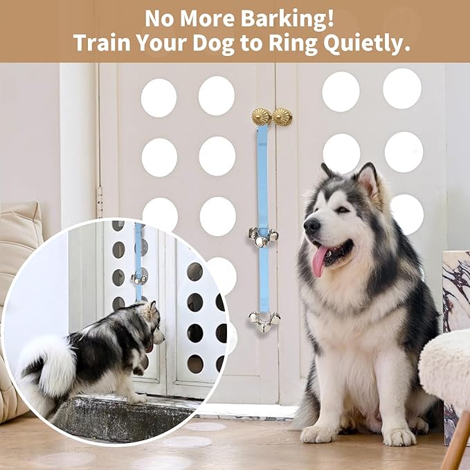 Luckyiren Dog Door Bell for Potty Training/to Go Outside, Hanging Puppy Bells - Image 4