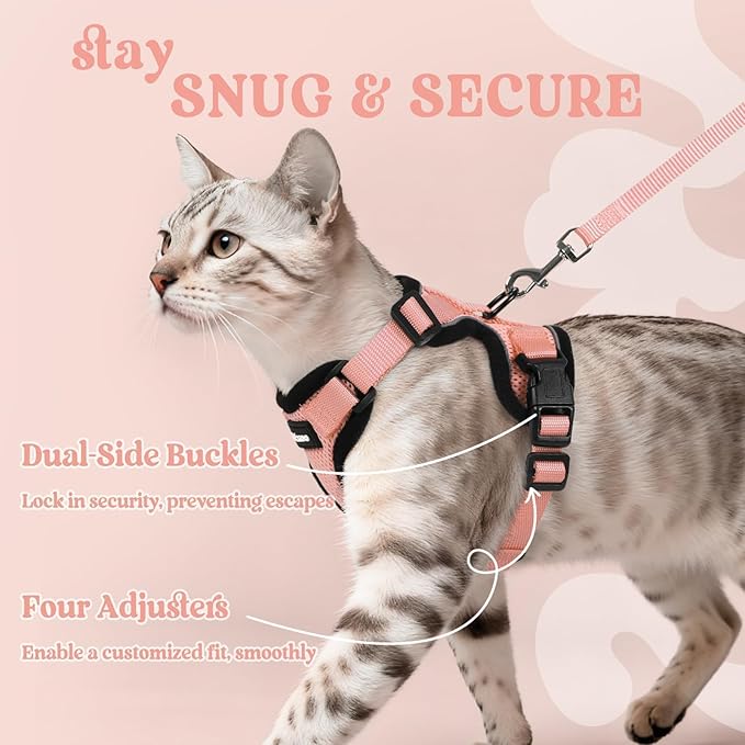 rabbitgoo Cat Harness and Leash Set, Escape Proof Vest Harness - Image 6