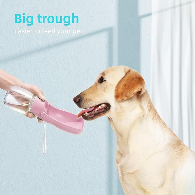 Portable Dog Water Bottle for Walking 19 OZ or 12 OZ Portable Pet Water Bottles - Image 4