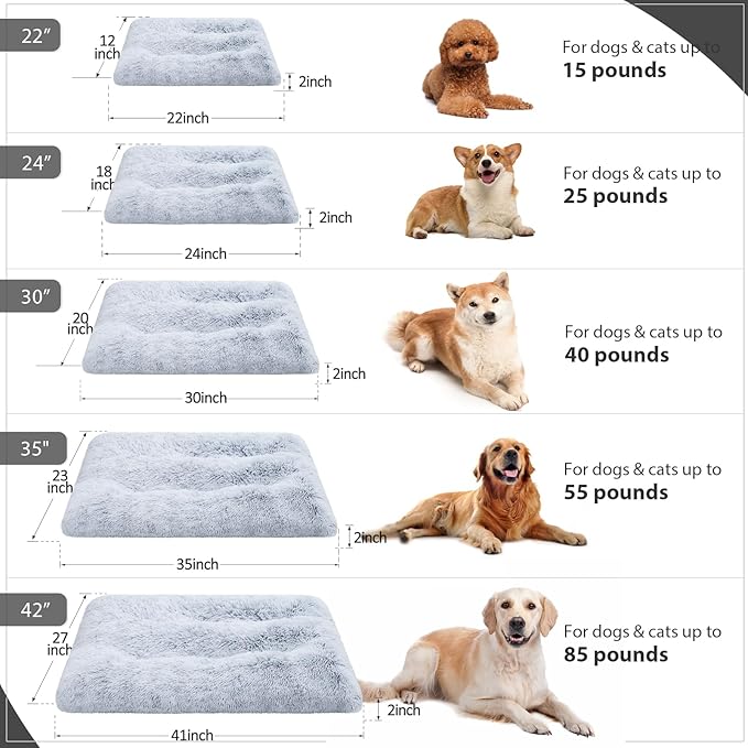 Vonabem Medium Dog Bed Washable, Soft Puppy Crate Beds - Image 6