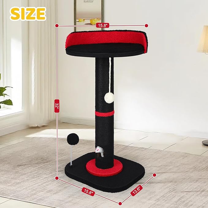 Tall Cat Scratching Post for Indoor Cats Adults, Cat Scratch Post - Image 5