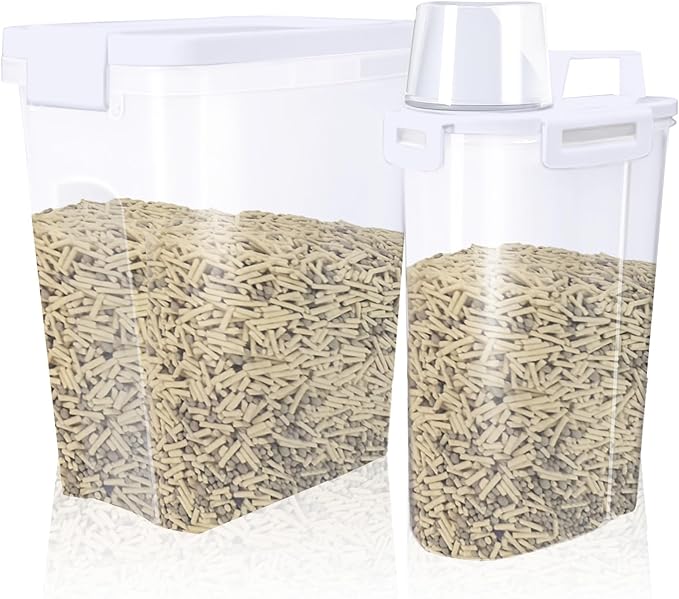 2 Pcs Cat Litter Storage Container by Unknown