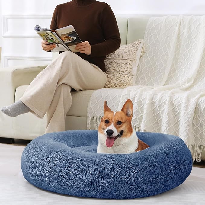 JOLLYVOGUE Dog & Cat Bed, Calming Anti-Anxiety Pet Bed - Image 6