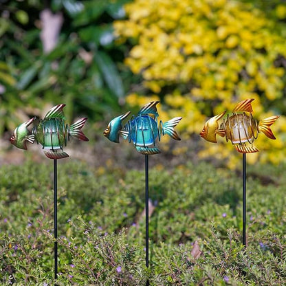 Outdoor Garden Solar Lights, Fish Outdoor Figurine Lights - Image 7