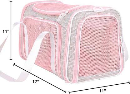 Soft Cute Travel Pet Carrier Bag - Image 7