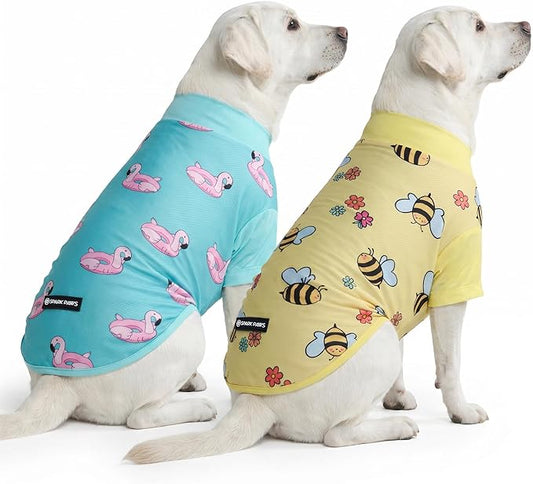 Spark Paws Sunblock Dog T-Shirt, SPF30 Protection, Lightweight Breathable Quick by SparkPaws
