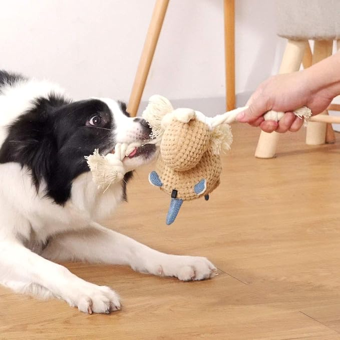Sedioso Large Dog Toys, Cute Squeaky Dog Toy, Stuffed Animal Plush Toys - Image 4