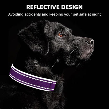 AirTag Dog Collar, IP68 Waterproof Air Tag Dog Collar Holder, Reflective - Image 6