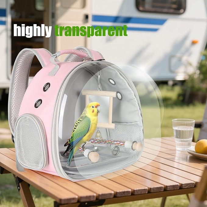 Portable Parrot Travel Cage Carrier - Image 4