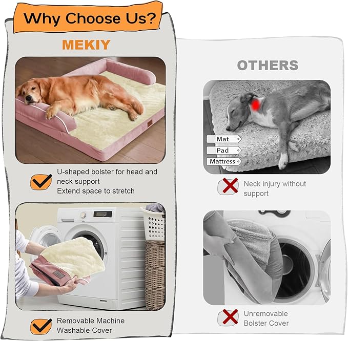 Large Dog Bed Orthopedic Washable - Image 4