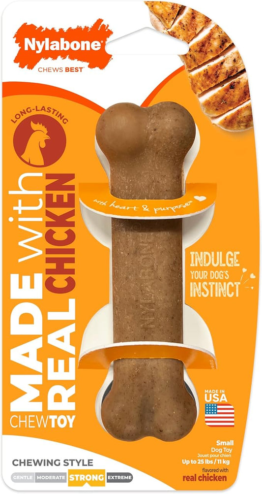 Nylabone Strong Chew Original Bone Dog Toy Made by Nylabone