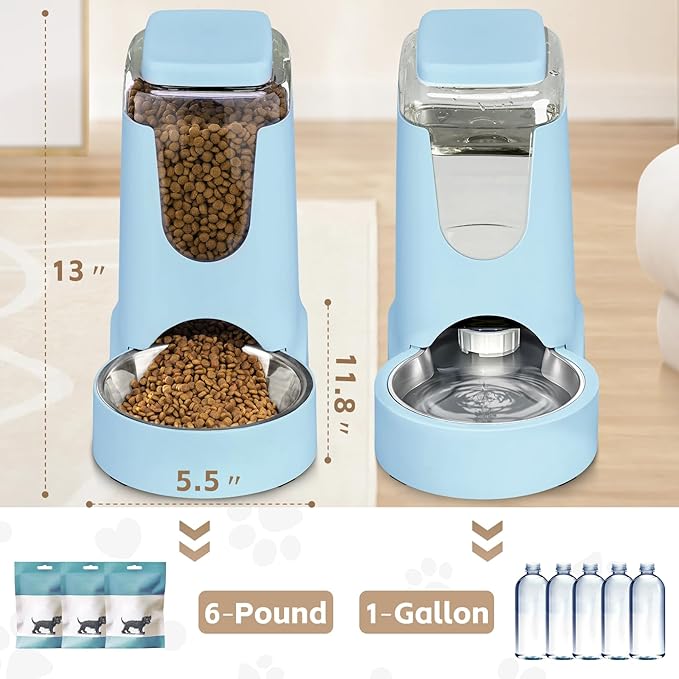 Portable Automatic Cat Feeder and Water Dispenser - Image 2