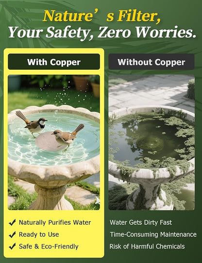 Mellbree Bird Bath Copper Disc, 0.6mm 99.99% Pure Copper - Image 2