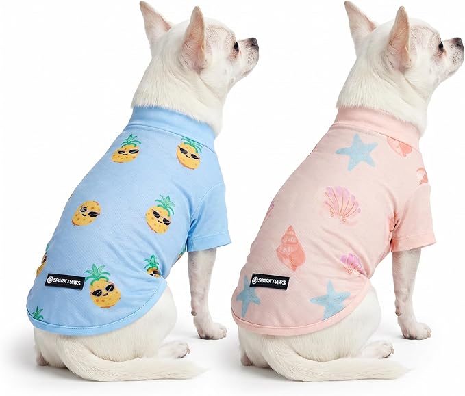 Spark Paws Sunblock Dog T-Shirt, SPF30 Protection, Lightweight Breathable Quick by SparkPaws
