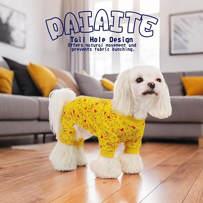 Paiaite Dog Pajamas Onesie: Comfortable Four-Legged Apparel - Image 2