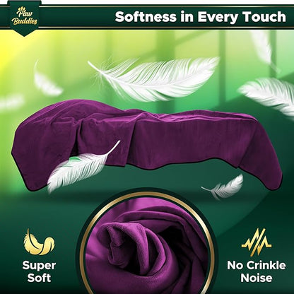 Paw Buddies Premium Waterproof Blanket 80"x90" Velvet-Feel Reversible Throw – - Image 4