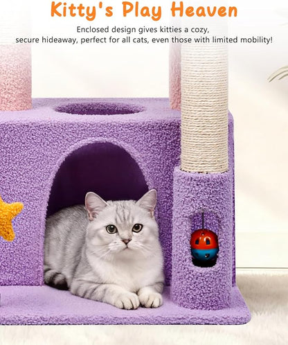 31" Cute Cat Tower for Indoor Kittens - Image 4