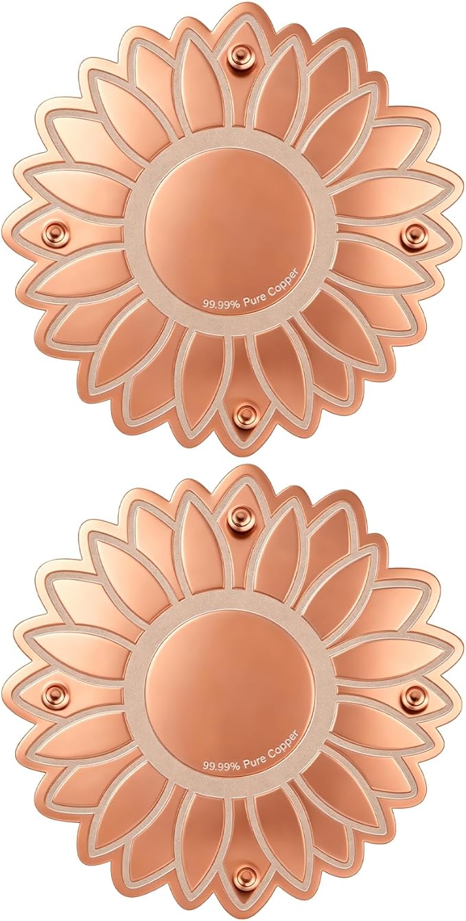 Copper Bird Bath Purification Disk, Outdoor Bird Bowls All-Season by Unknown