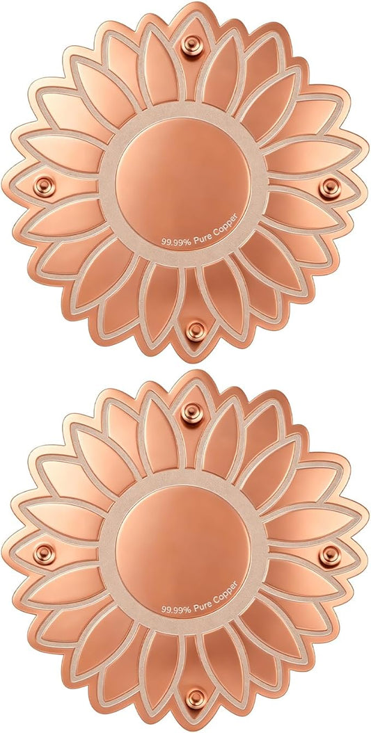 Copper Bird Bath Purification Disk, Outdoor Bird Bowls All-Season by Unknown