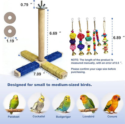 360° Rotating Bird Perch Stand - Image 3