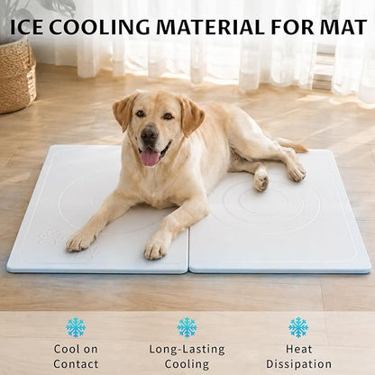 Stone Dog & Cat Food Mat, Bite-Proof Non-Slip Large Diatomaceous Pet Feeding Mat - Image 3