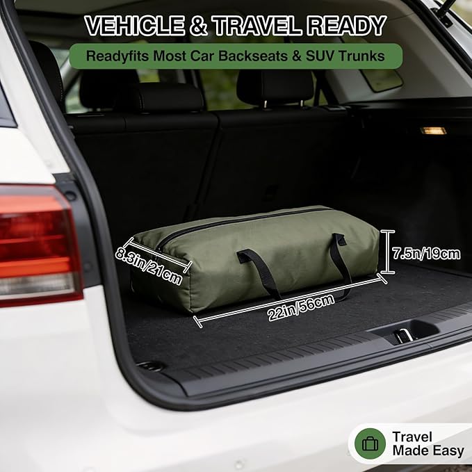 Veraste 30" L x 21" W x 21" H Collapsible Travel Dog Crate, Portable Soft Dog - Image 5