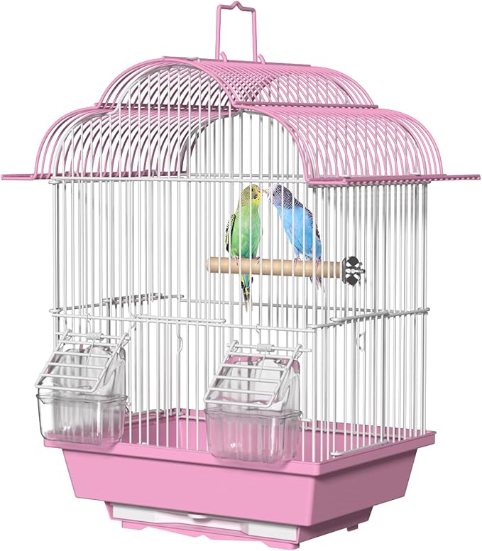 16-inch Small Bird Cage for Home or Travel by BAGHPBM