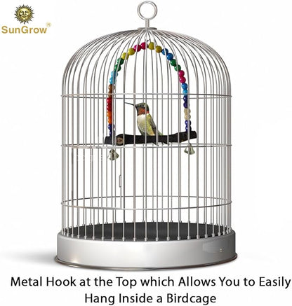 SunGrow Colorful Finch Swing Toy - Image 4