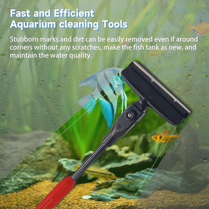 FISORAS Aquarium Cleaning Tools, 7 in 1 Fish Tank Cleaning Kit - Image 5