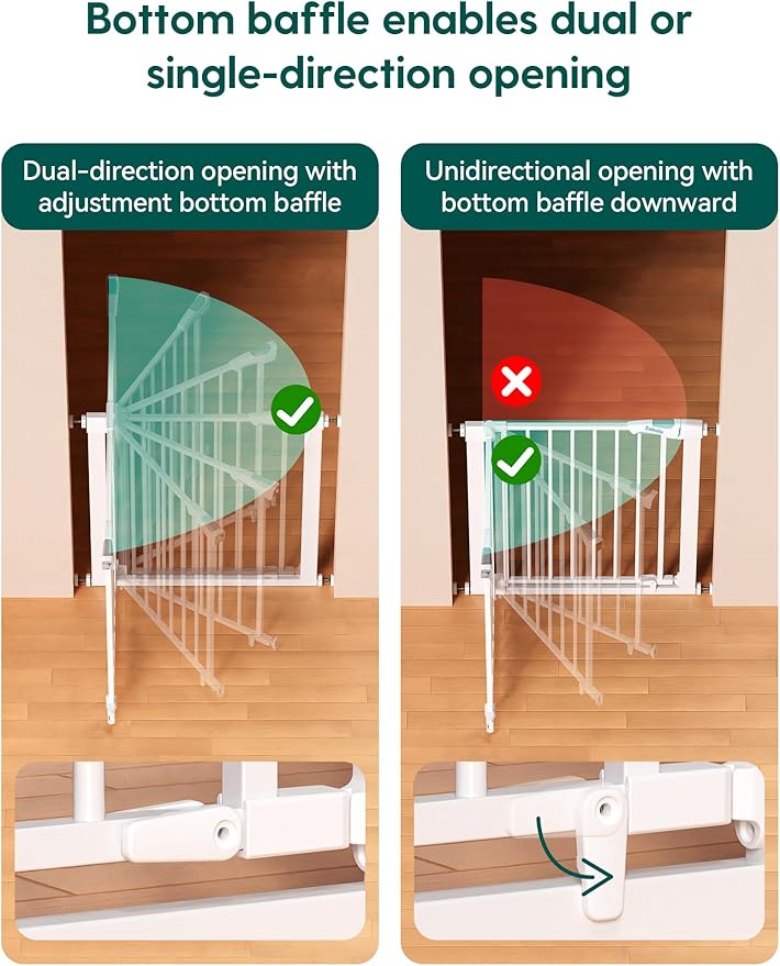 Babelio 29-43" Magnetic Baby Gate - Image 5