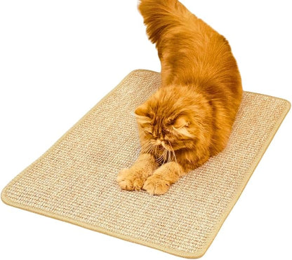 Cat Scratcher Mat, 23.6 X 15.7 Inch, Natural Sisal Cat Scratching Mat by Unknown
