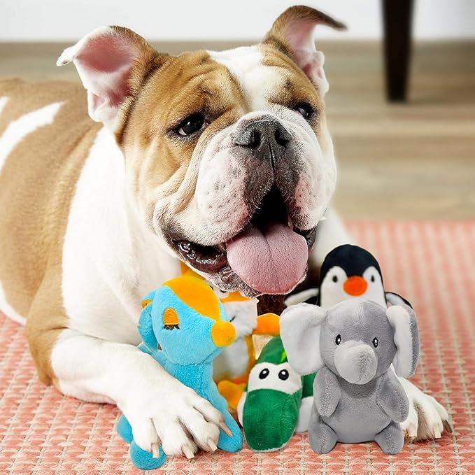 SHARLOVY Dog Squeaky Toys for Small Dogs, Stuffed Animal Puppy Toy, Cute Puppy - Image 9