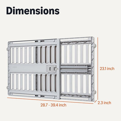 Amazon Basics Adjustable Wide 28.7–39.4", Dog Gates, and Senior Dogs, Dog Gates - Image 5