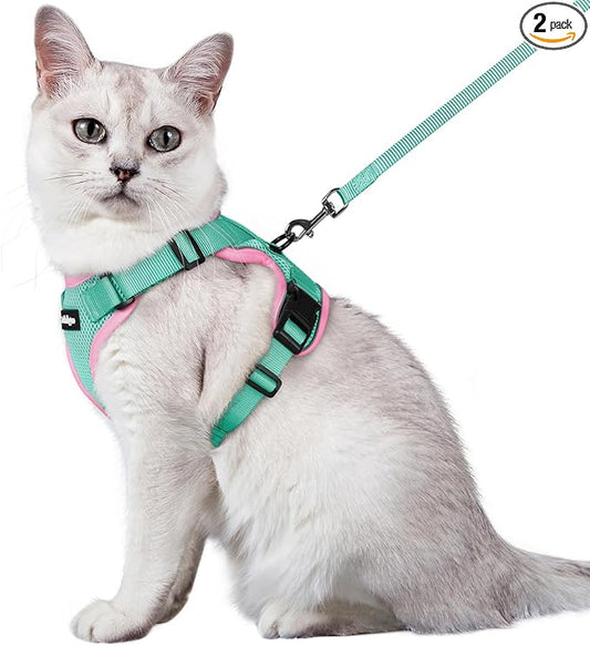 rabbitgoo Cat Harness and Leash Set, Escape Proof Vest Harness by rabbitgoo
