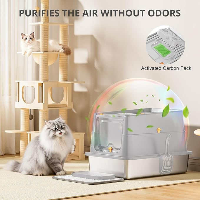 Stainless Steel Litter Box - Image 4