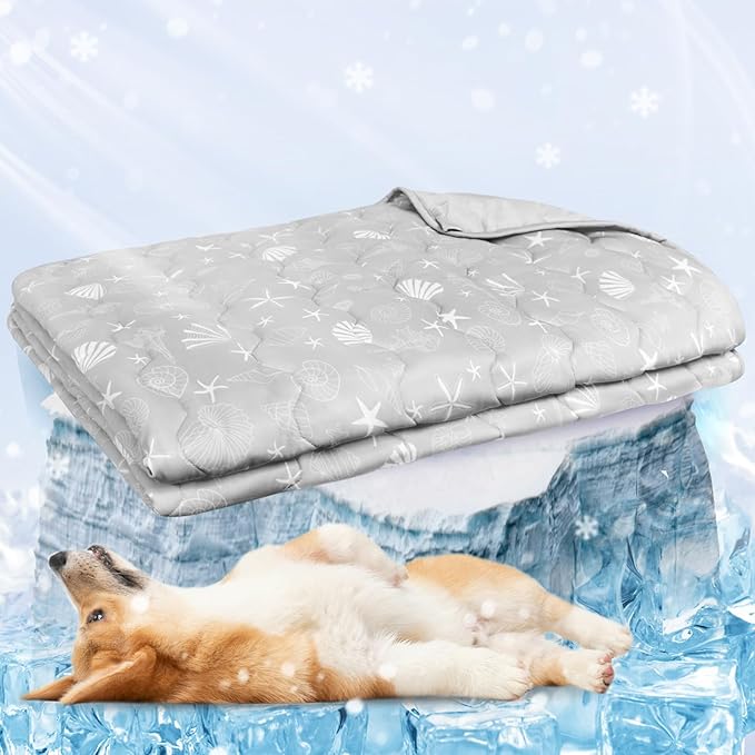 NWK Dog Cooling Blanket, Q-Max>0.345, Ice Silk Cool to Touch Material, - Image 7