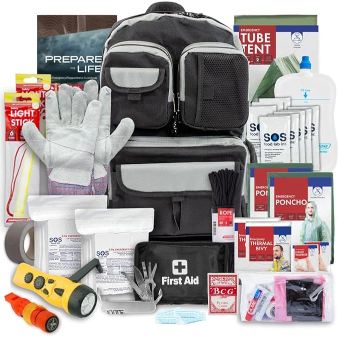Emergency Zone 2 & 4 Person 72 Hour Survival Kit | Bug Out Bag by EmergencyZone