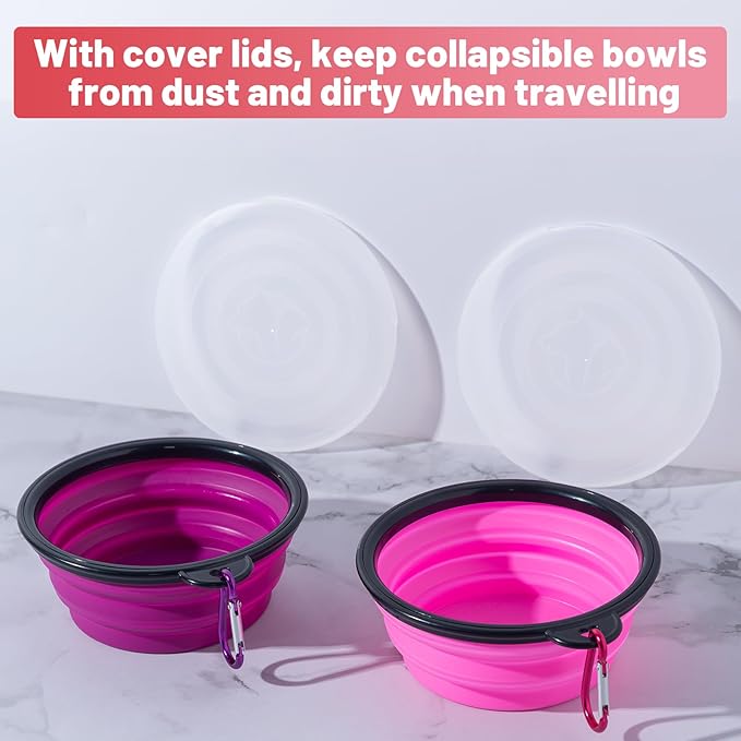 SLSON Dog Bowls Pet Collapsible Bowl - Image 4