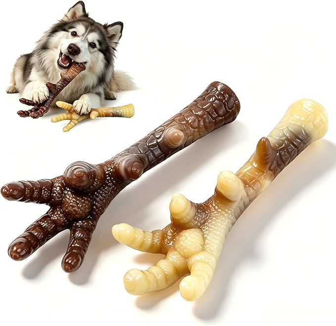 WOWBALA Dog Toys for Aggressive Chewers, 2 Pack Indestructible Dog Toy for by WOWBALA
