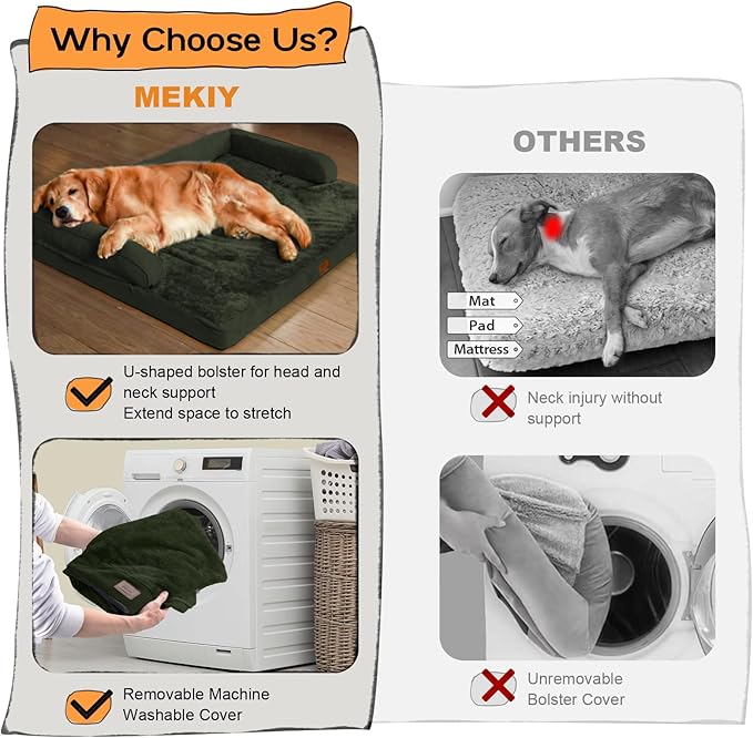 Large Dog Bed Orthopedic Washable - Image 4