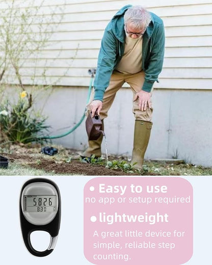 3D Pedometer for Walking Steps Miles, Distance Tracking, Calorie Count - Image 9