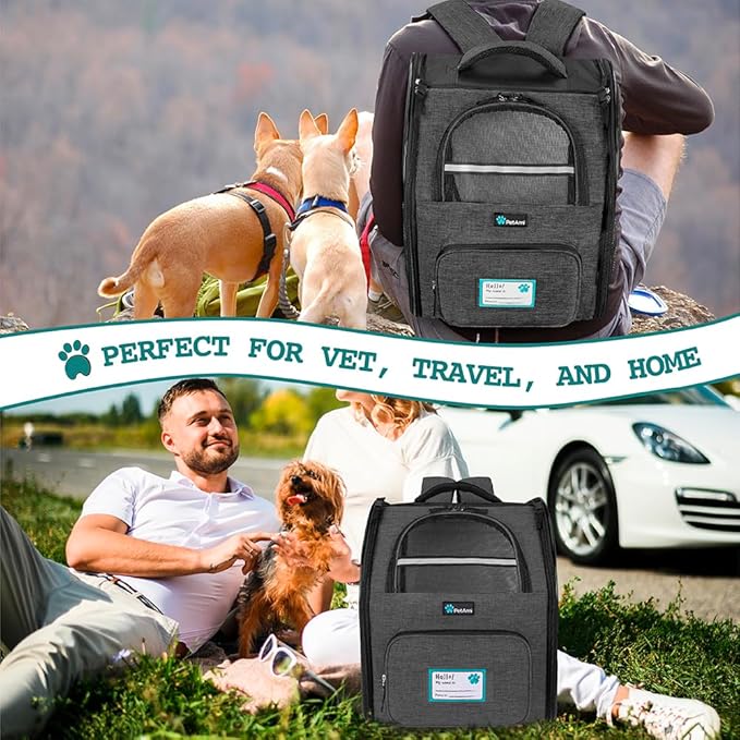 PetAmi Dog Backpack Carrier for Small Medium Dogs Large Cats up to 18 lbs - Image 7
