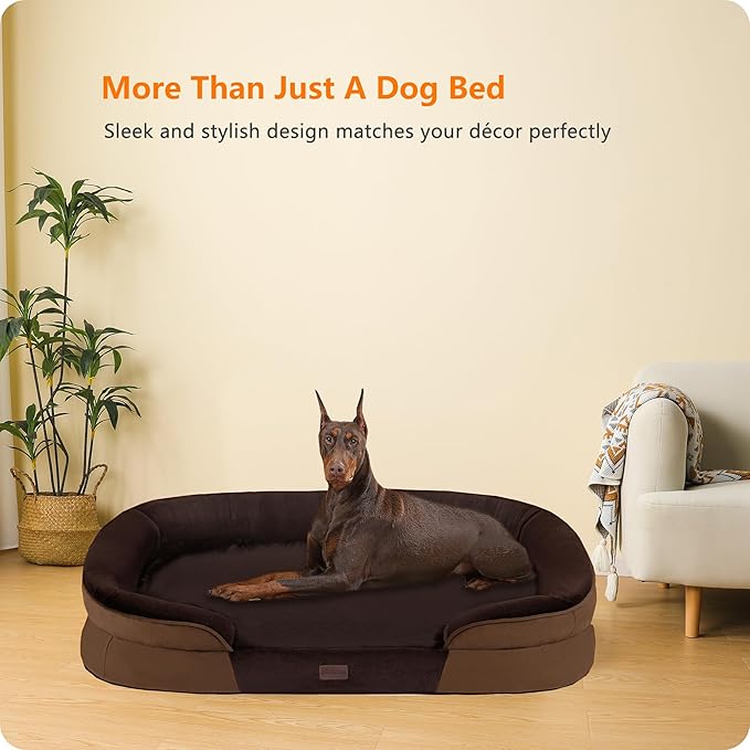 Dwanton Orthopedic Dog Bed for Extra Extra Large Dogs - Image 9