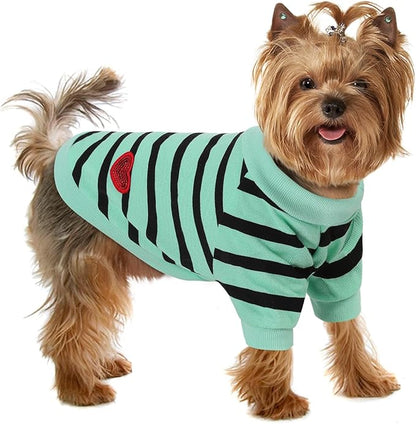 Dog Shirts for Small Dogs, Striped T-Shirts Dog Vest Pet Apparel Tee Shirts by PREFERHOUSE