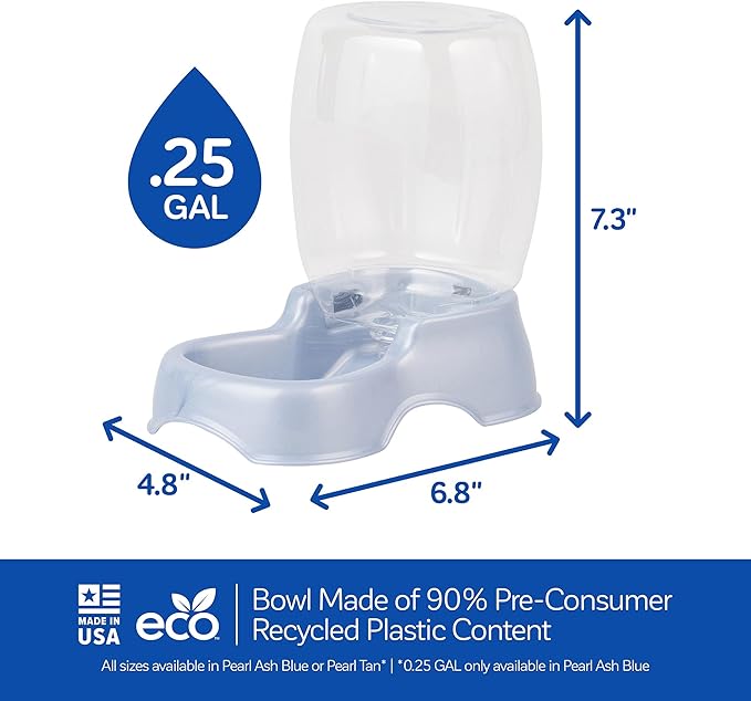 Petmate Pet Cafe Cat and Dog Water Dispenser Extra Small Water Bowl - Image 3
