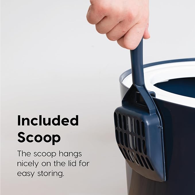 IRIS USA Cat Litter Box Large Top Entry - Image 6