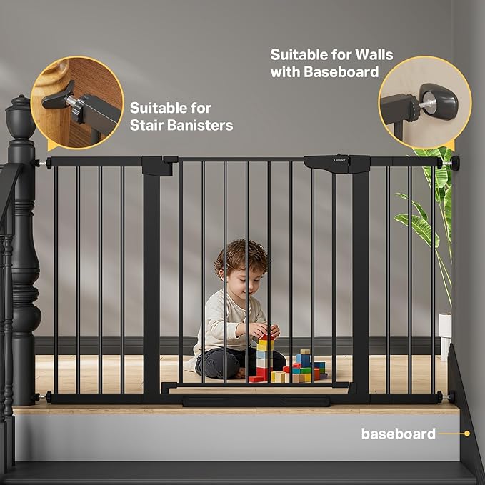 Cumbor 2 Pack 29.7-51.5" Extra Wide Baby Gate - Image 6