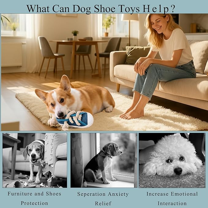 Interactive Squeaky Dog Toy - Image 2